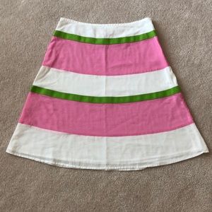 London Jean A-line Skirt